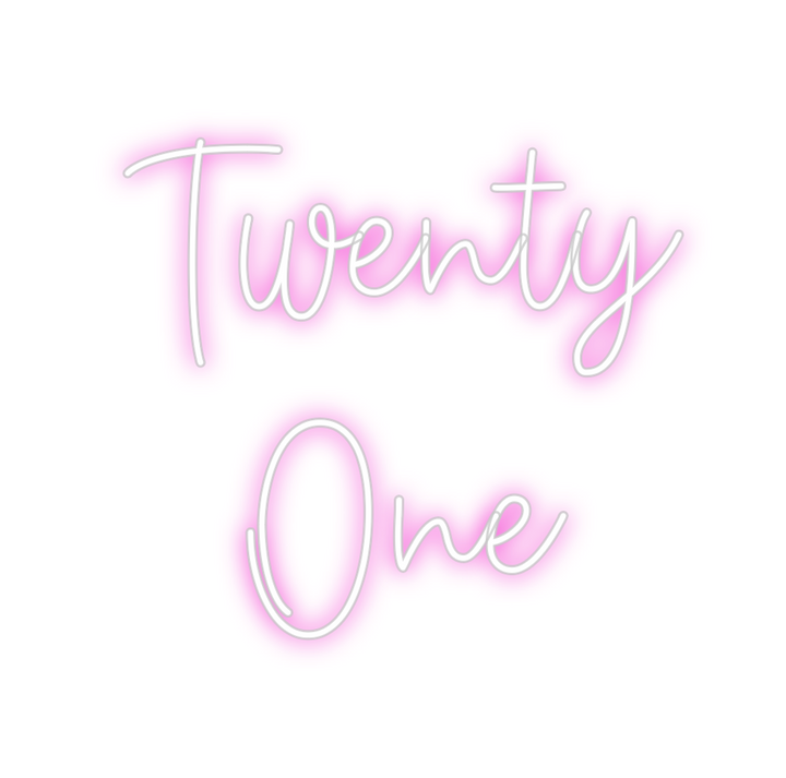 Create your Neon Sign Twenty 
   O...
