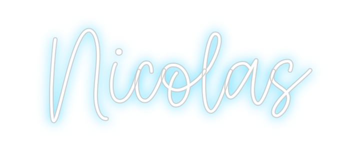 Create your Neon Sign Nicolas