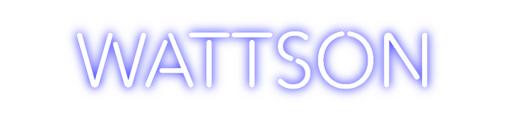 Create your Neon Sign Wattson