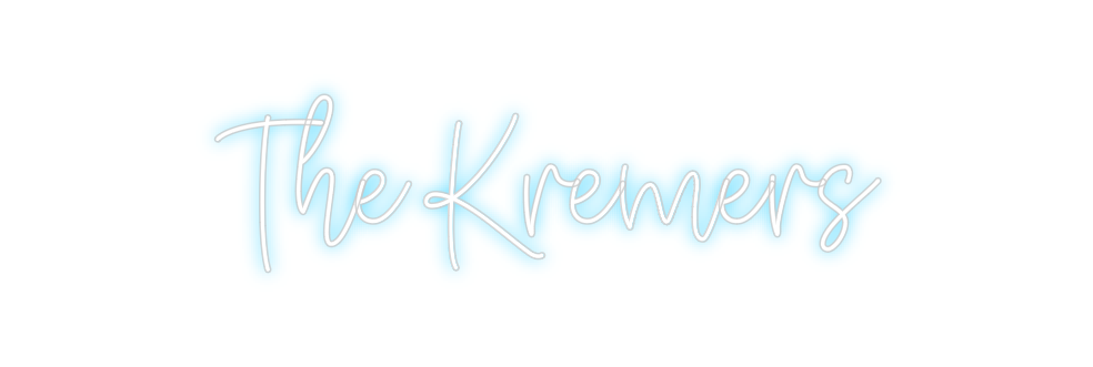 Create your Neon Sign The Kremers