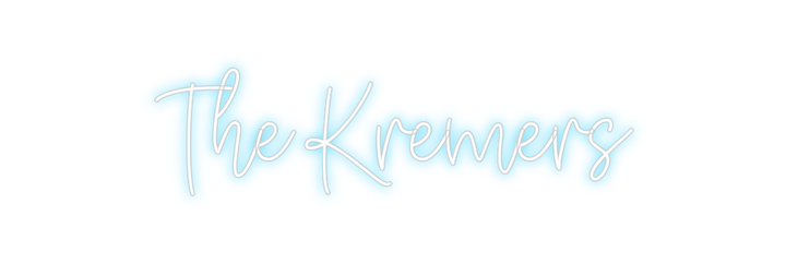Create your Neon Sign The Kremers