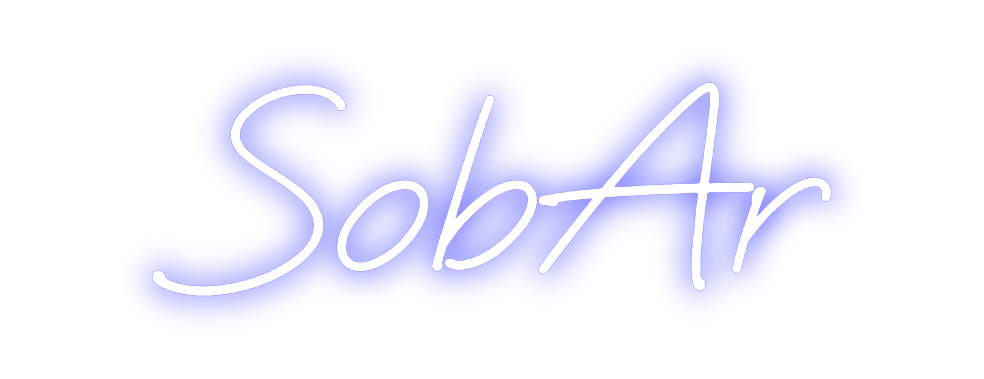 Create your Neon Sign SobAr