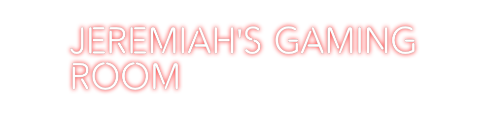 Create your Neon Sign Jeremiah's Ga...