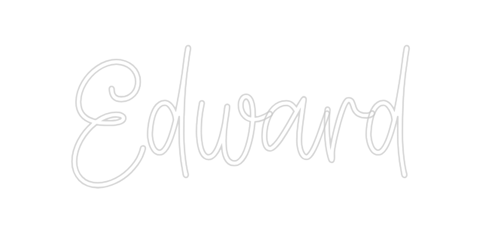 Create your Neon Sign Edward