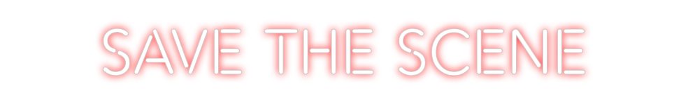 Create your Neon Sign Save the scene