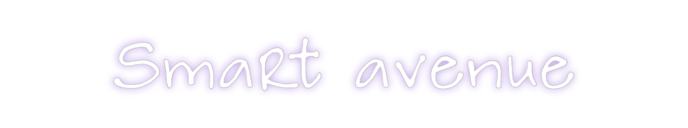 Create your Neon Sign Smart avenue