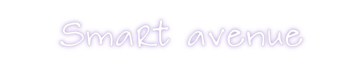 Create your Neon Sign Smart avenue