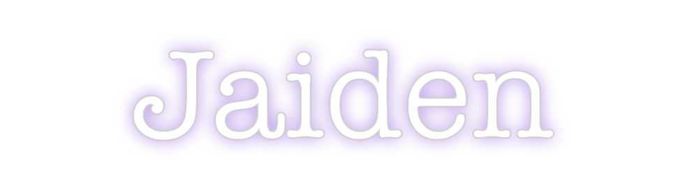 Create your Neon Sign Jaiden