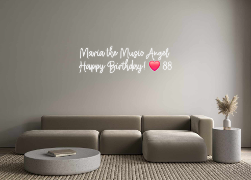 Create your Neon Sign Maria the Mus...