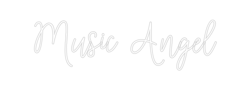 Create your Neon Sign Music Angel