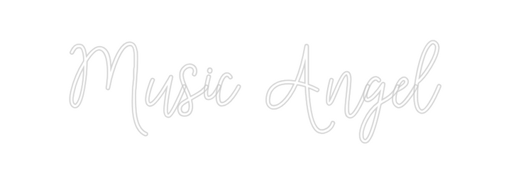 Create your Neon Sign Music Angel