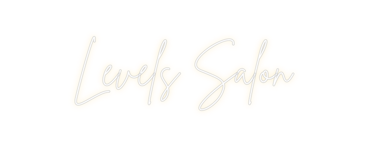 Create your Neon Sign Levels Salon