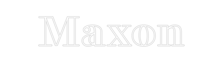 Create your Neon Sign Maxon