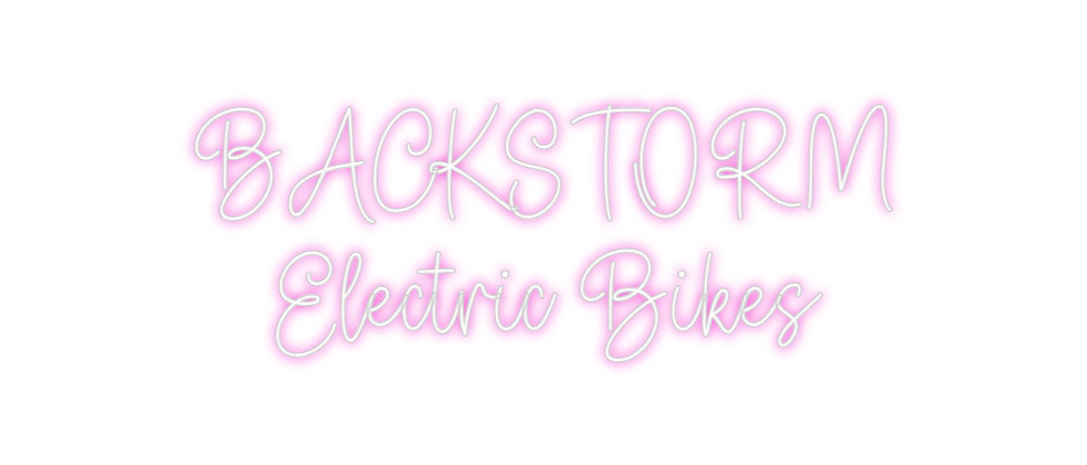 Create your Neon Sign BACKSTORM
El...