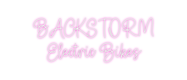Create your Neon Sign BACKSTORM
El...