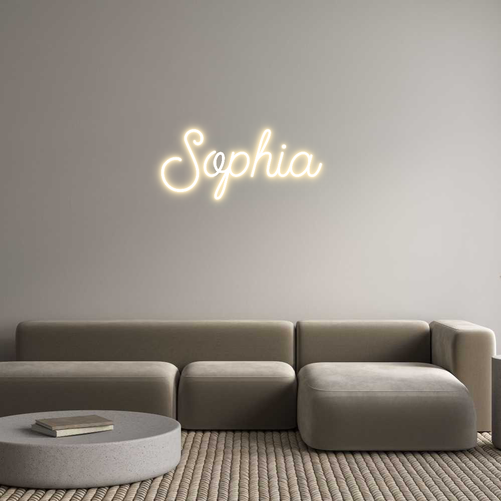 Create your Neon Sign Sophia - MK Neon