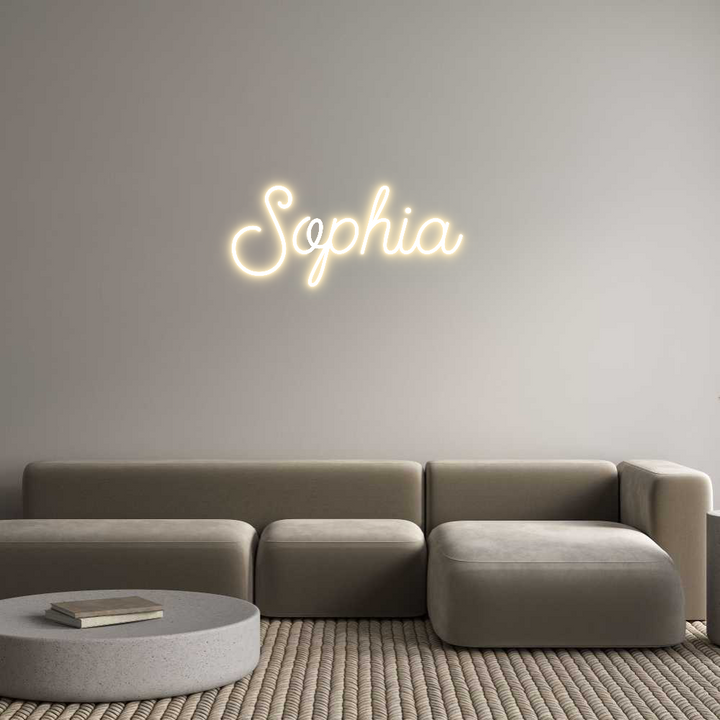 Create your Neon Sign Sophia - MK Neon