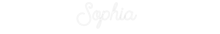 Create your Neon Sign Sophia - MK Neon