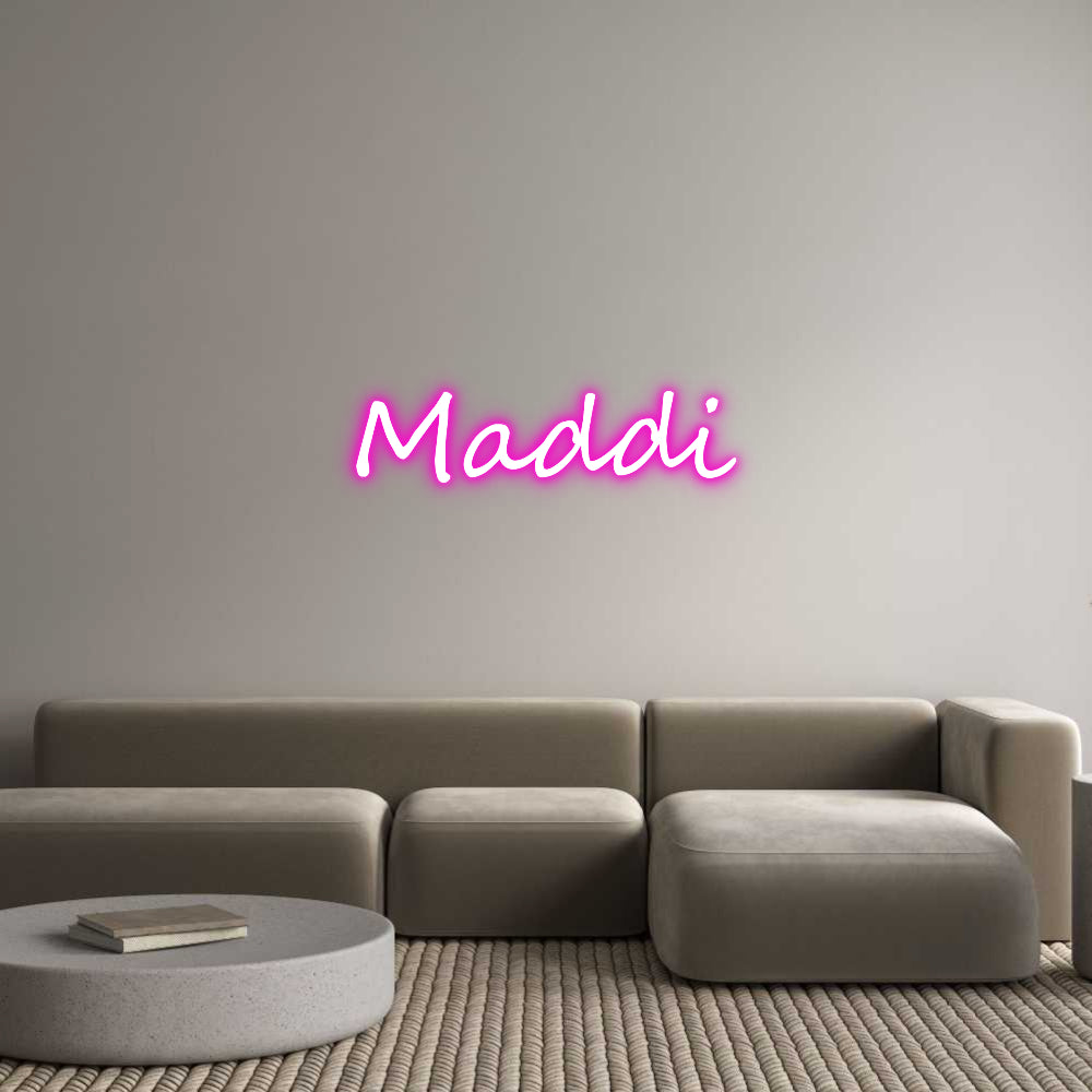 Create your Neon Sign Maddi
