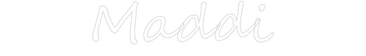 Create your Neon Sign Maddi