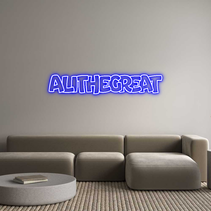 Create your Neon Sign ALITHEGREAT