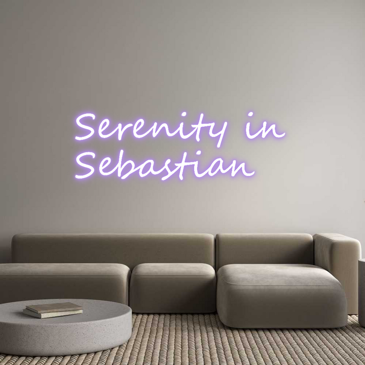 Create your Neon Sign Serenity in
...