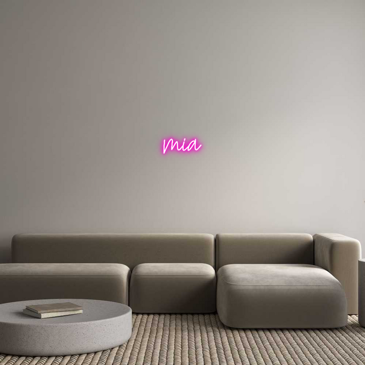 Create your Neon Sign mia