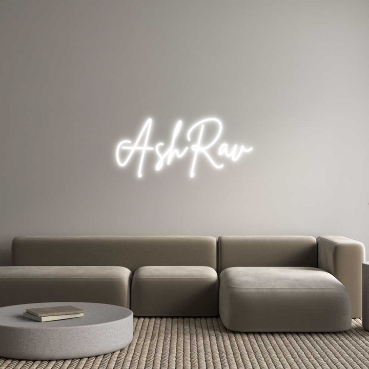 Create your Neon Sign AshRav
