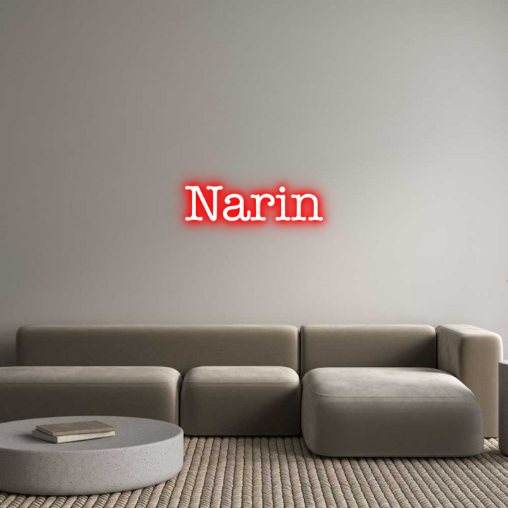 Create your Neon Sign Narin