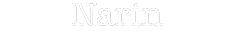 Create your Neon Sign Narin