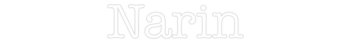 Create your Neon Sign Narin