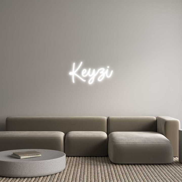 Create your Neon Sign Keyzi