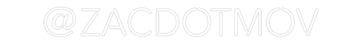 Create your Neon Sign @ZACDOTMOV