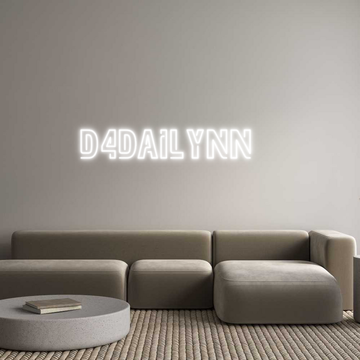 Create your Neon Sign d4dailynn