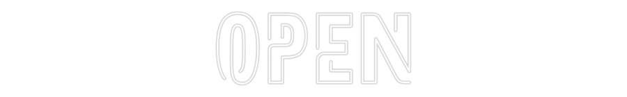 Custom Neon SIgn OPEN