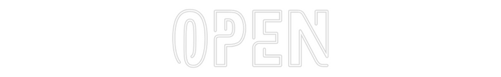 Custom Neon SIgn OPEN