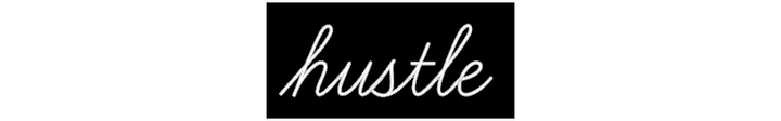 Custom Neon SIgn hustle