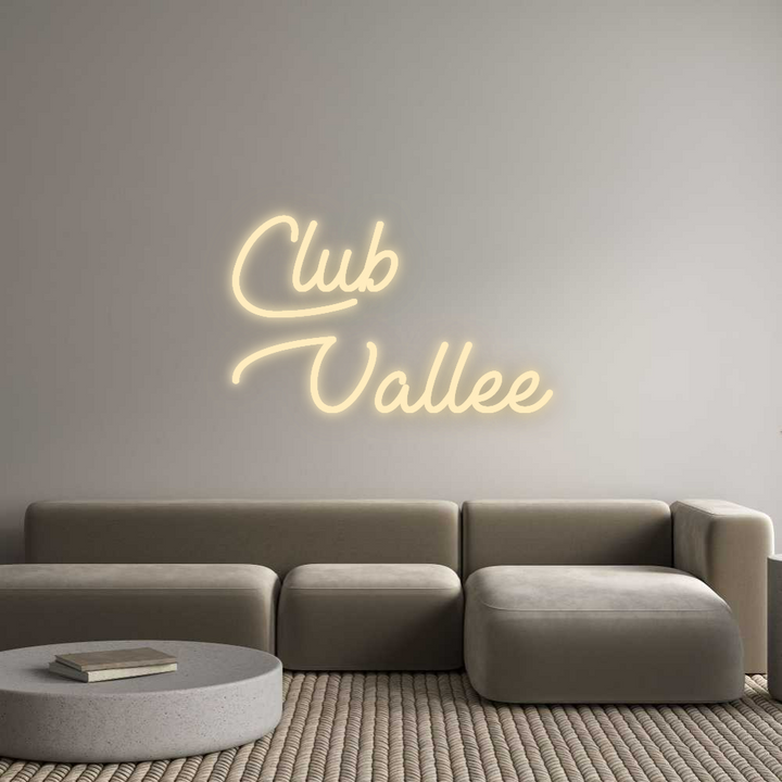 Custom Neon SIgn Club
Vallee