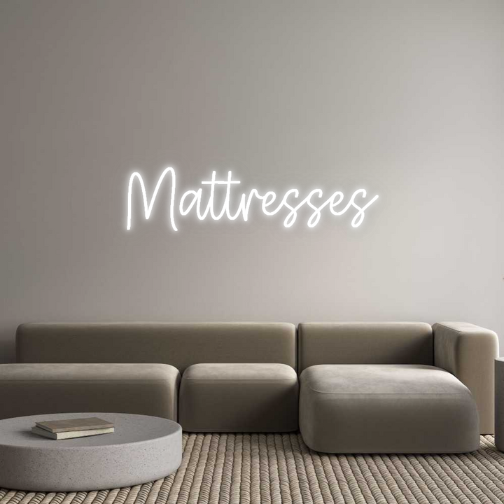 Custom Neon SIgn Mattresses