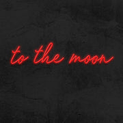 to the moon neon sign led mk neon