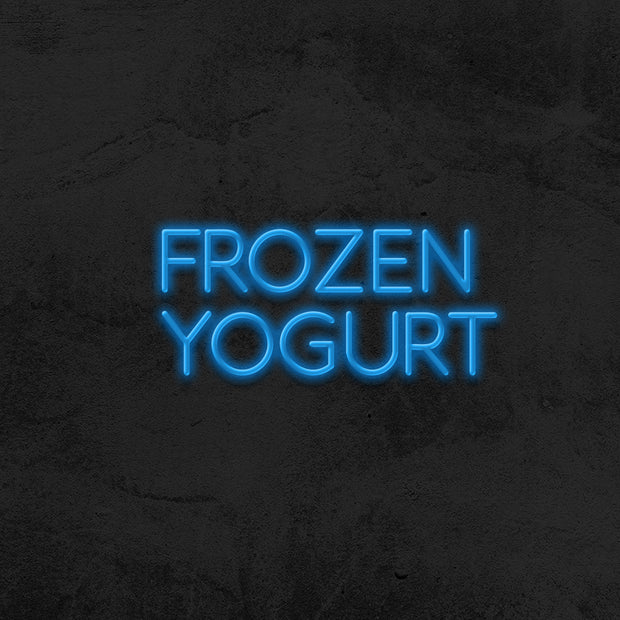 frozen yogurt neon sign led restaurant mk neon