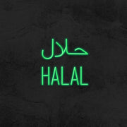 halal neon sign led restaurant mk neon