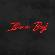 it's a boy neon sign led baby shower