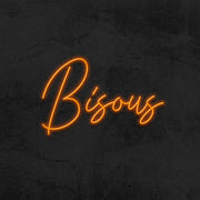 bisous neon sign led home decor mk neon