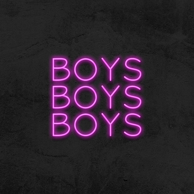 Boys boys boys neon sign led home decor mk neon