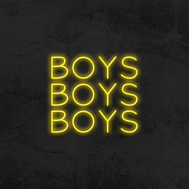 Boys boys boys neon sign led home decor mk neon