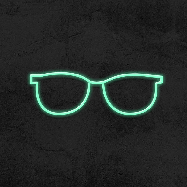 glasses neon sign led optician mk neon