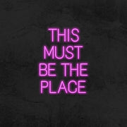 this must be the place neon sign led mk neon