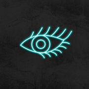 eye with lashes neon sign led mk neon