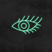eye with lashes neon sign led mk neon